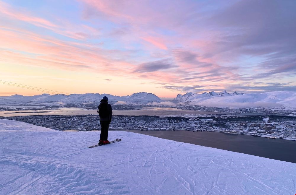 Skiën in Tromsø, Noorwegen!